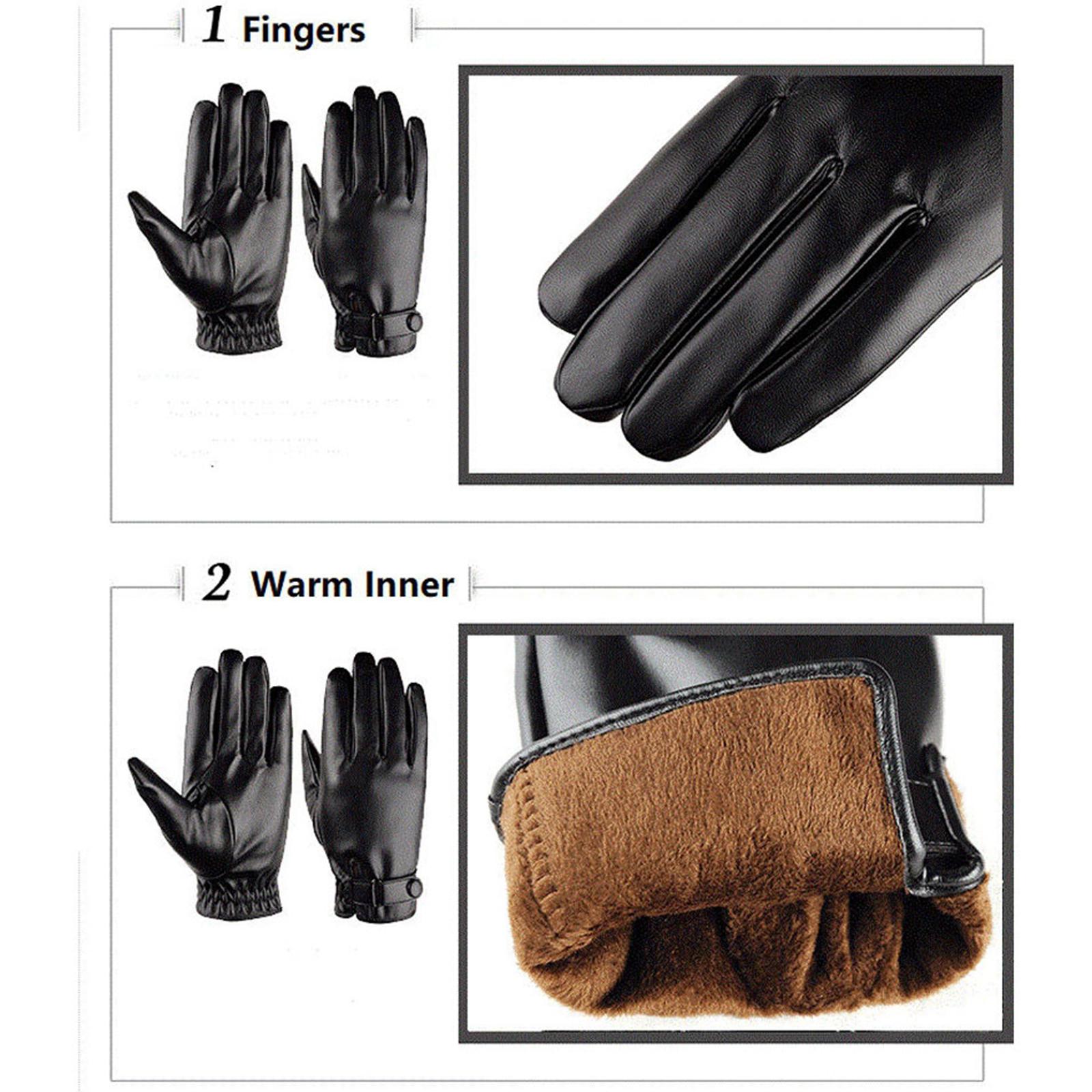 Leather Driving Glove - Sarung Tangan Musim Dingin Pria untuk