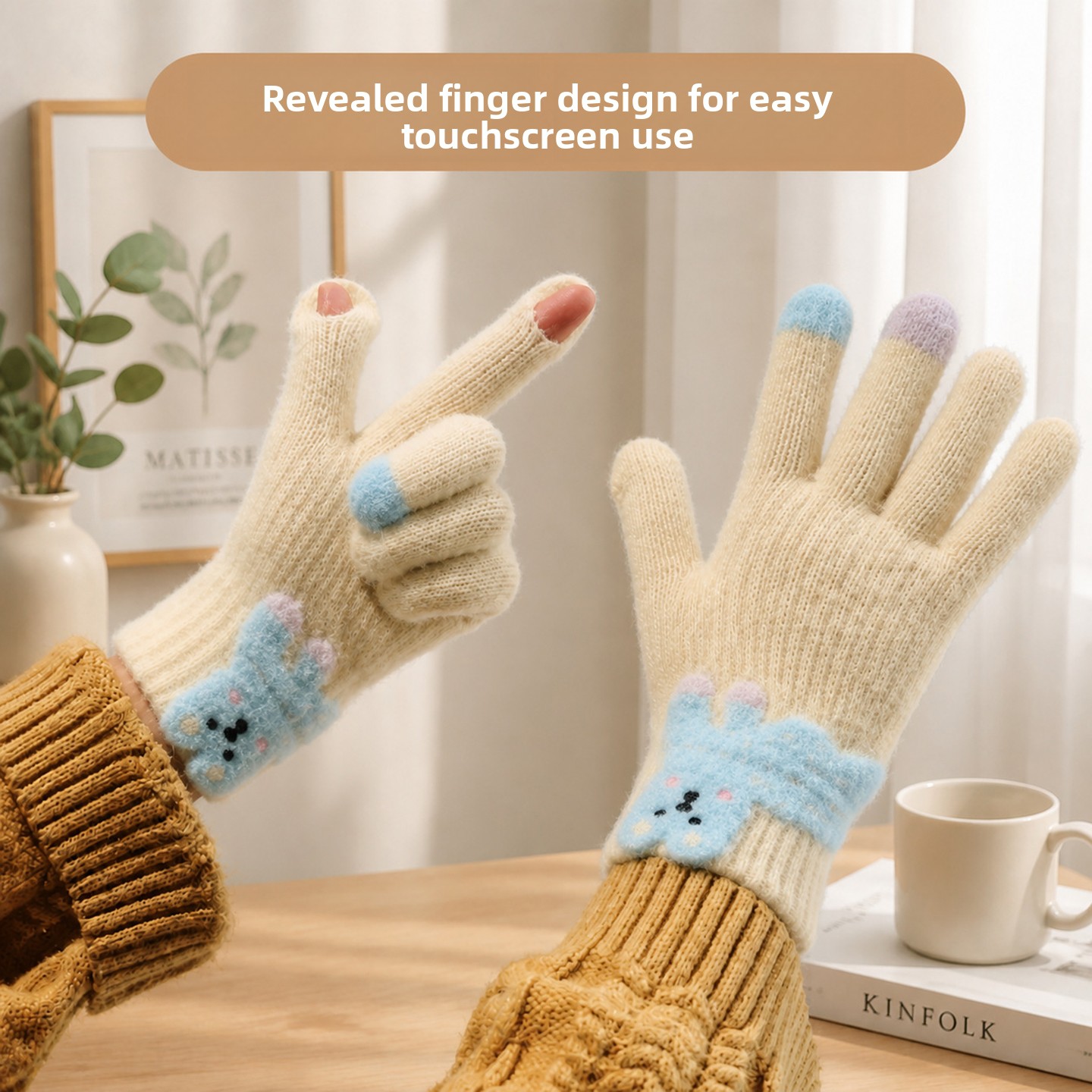 Sarung Tangan Rajut Berbahan L - Wool Glove Lined ulasan dan harga