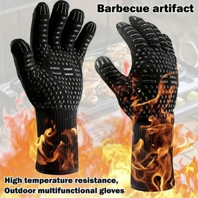 Set Sarung Tangan BBQ Tahan Pa - Heat Resistant Glove ulasan dan harga