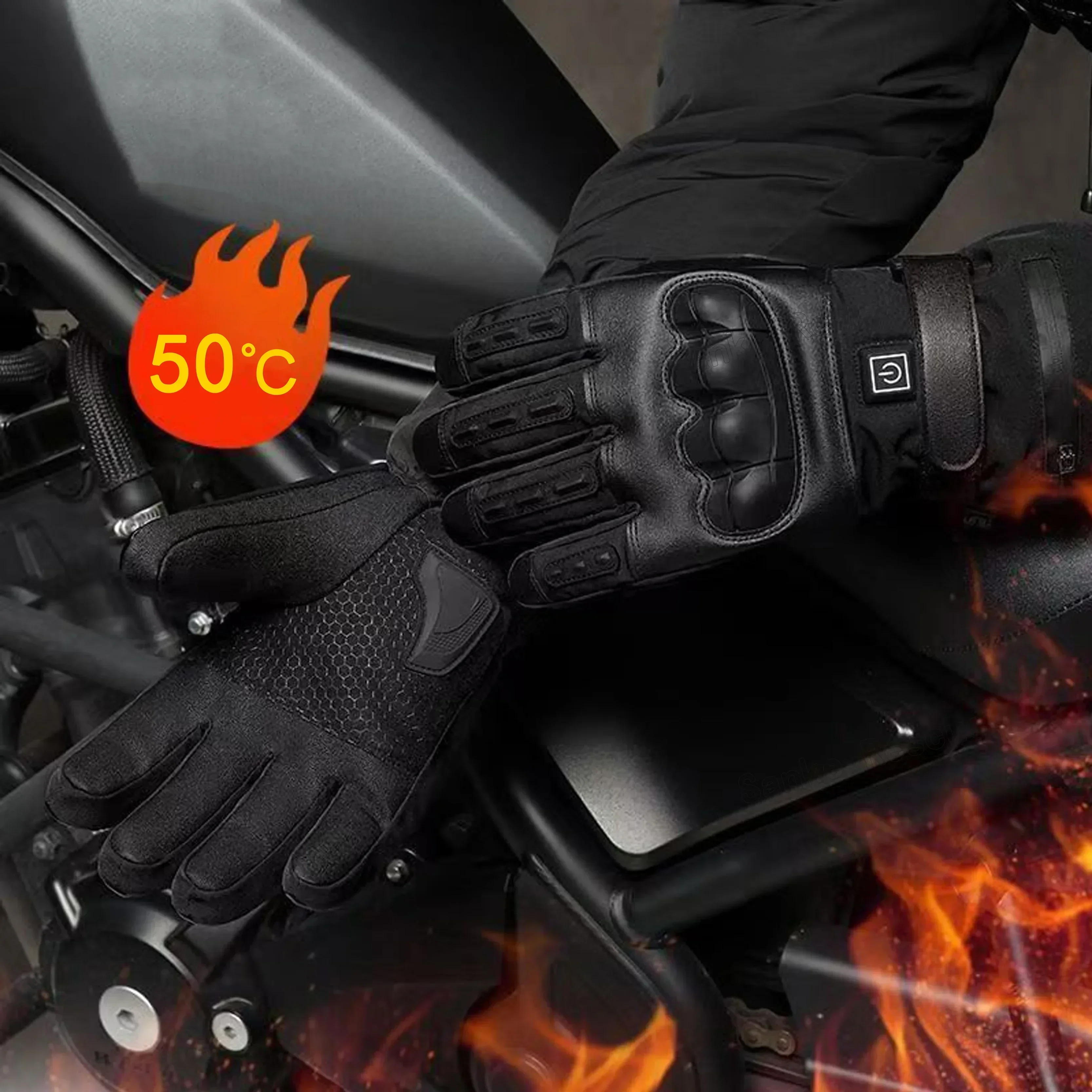 Sarung tangan pemanas, sarung  - Ski Glove Waterproof ulasan dan harga